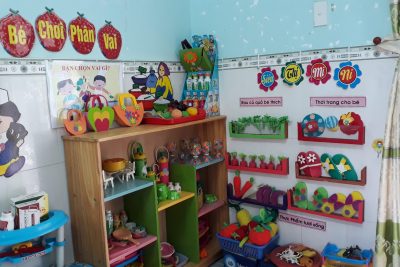 Các hoạt động“ Xây dựng trường mầm non xanh- an toàn- thân thiện ”