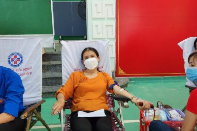 HOẠT ĐỘNG HIẾN MÁU TÌNH NGUYỆN CỦA CB-GV-NV TRƯỜNG MẦM NON HÀNH PHƯỚC NĂM 2022